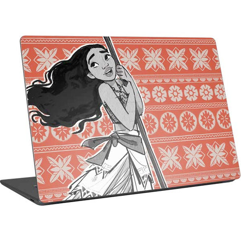 Disney Moana Character Tropical Print Art Surface Laptop 4 15in Skin