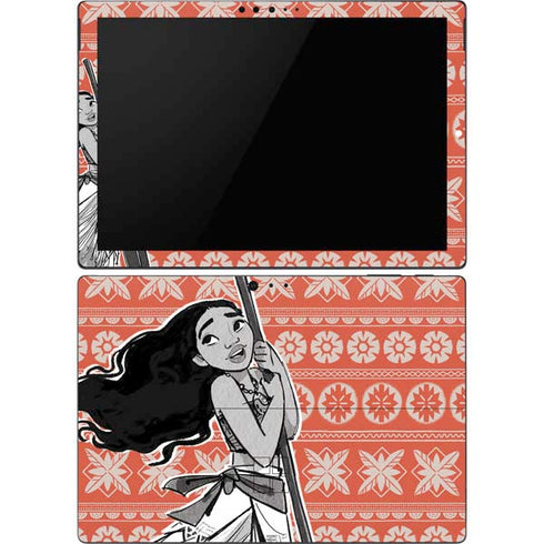 Disney Moana Character Tropical Print Art Surface Pro 6 Skin