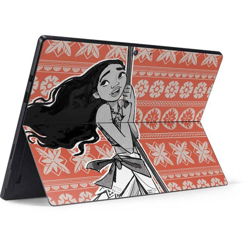 Disney Moana Character Tropical Print Art Surface Pro 7 Skin