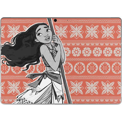 Disney Moana Character Tropical Print Art Surface Pro 9 Skin