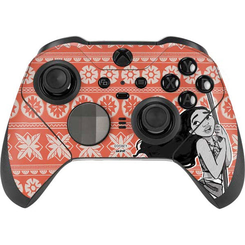 Disney Moana Character Tropical Print Art Xbox Elite Wireless Controller Series 2 Skin