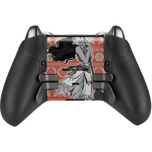 Disney Moana Character Tropical Print Art Xbox Elite Wireless Controller Series 2 Skin