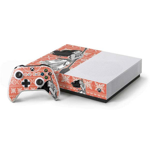 Disney Moana Character Tropical Print Art Xbox One S All-Digital Edition Bundle Skin