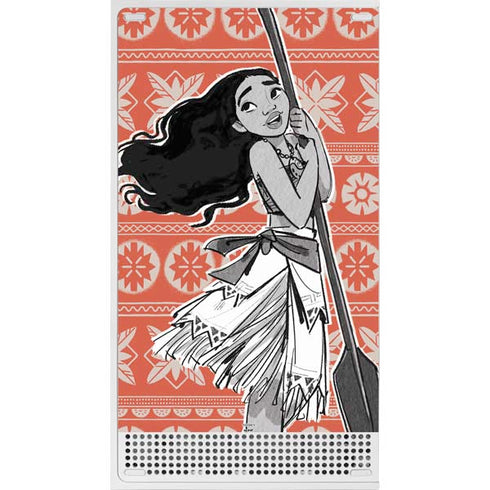 Disney Moana Character Tropical Print Art Xbox Series S Console Skin