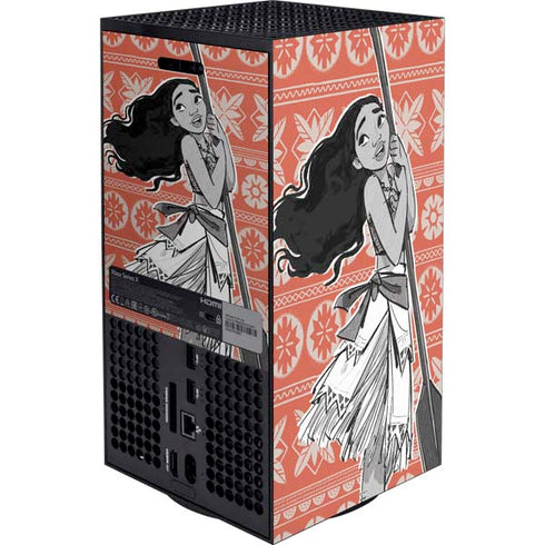 Disney Moana Character Tropical Print Art Xbox Series X Bundle Skin