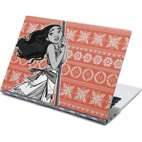 Disney Moana Character Tropical Print Art Yoga 910 2-in-1 14in Touch-Screen Skin