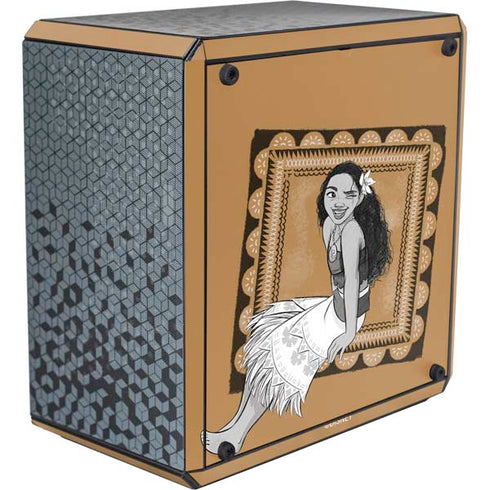 Disney Moana Winking Art Cooler Master MasterBox Q300L Mini Tower Skin