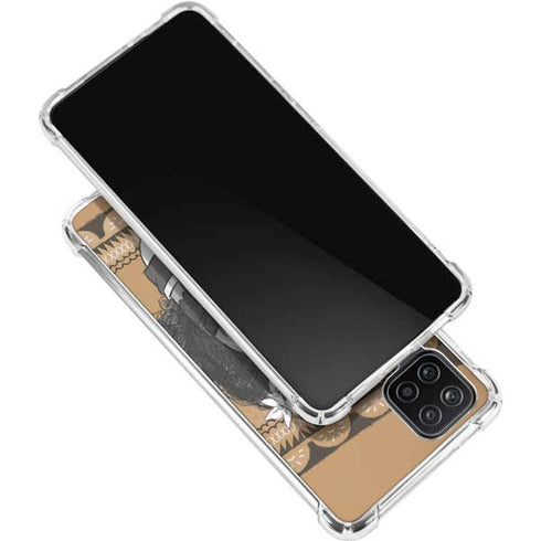 Disney Moana Winking Art Galaxy A12 Clear Case