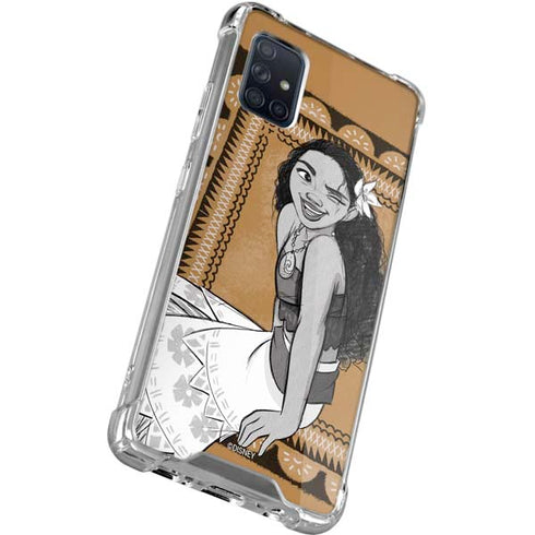Disney Moana Winking Art Galaxy A51 5G Clear Case