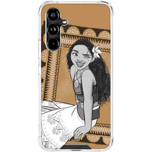 Disney Moana Winking Art Galaxy A54 5G Clear Case