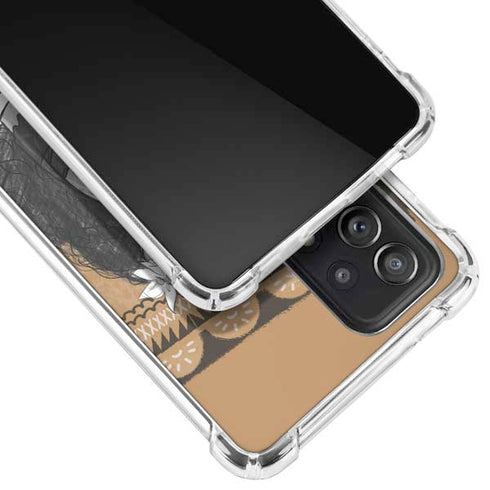 Disney Moana Winking Art Galaxy A72 5G Clear Case