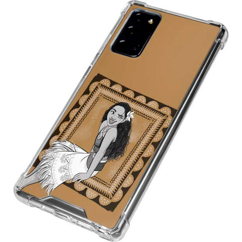 Disney Moana Winking Art Galaxy Note20 5G Clear Case