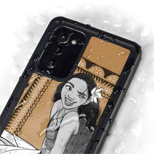 Disney Moana Winking Art Galaxy Note20 5G Waterproof Case