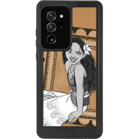 Disney Moana Winking Art Galaxy Note20 Ultra 5G Waterproof Case