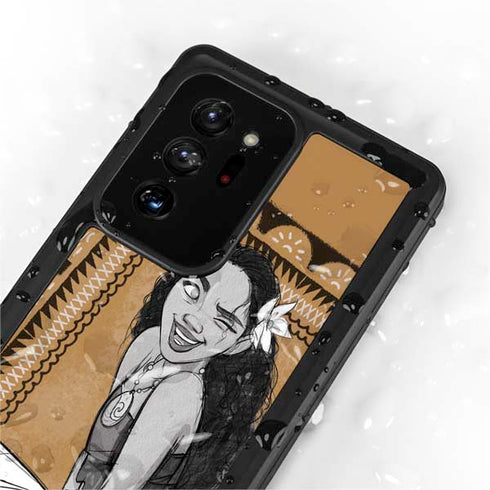 Disney Moana Winking Art Galaxy Note20 Ultra 5G Waterproof Case