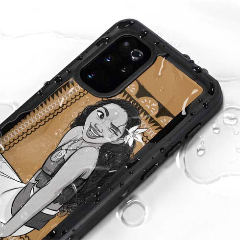 Disney Moana Winking Art Galaxy S20 Plus Waterproof Case