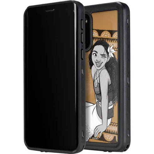 Disney Moana Winking Art Galaxy S20 Waterproof Case