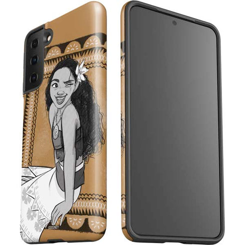 Disney Moana Winking Art Galaxy S21 FE Pro Case