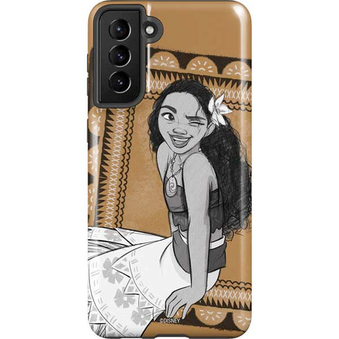 Disney Moana Winking Art Galaxy S21 Plus 5G Pro Case