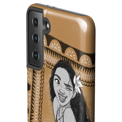 Disney Moana Winking Art Galaxy S21 Plus 5G Pro Case