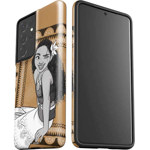 Disney Moana Winking Art Galaxy S21 Ultra 5G Pro Case