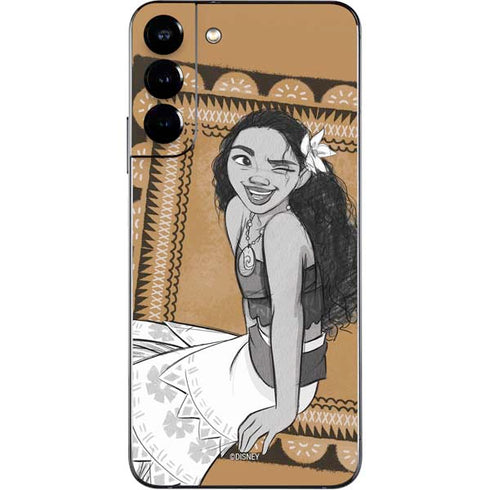 Disney Moana Winking Art Galaxy S22 Plus Skin