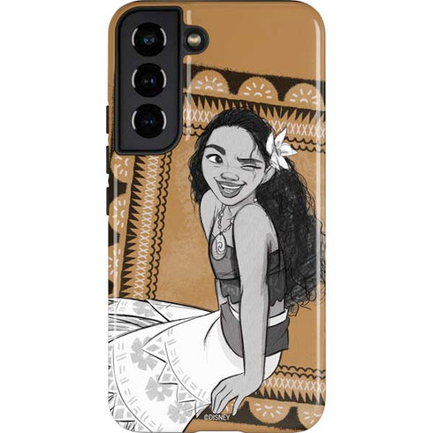Disney Moana Winking Art Galaxy S22 Pro Case