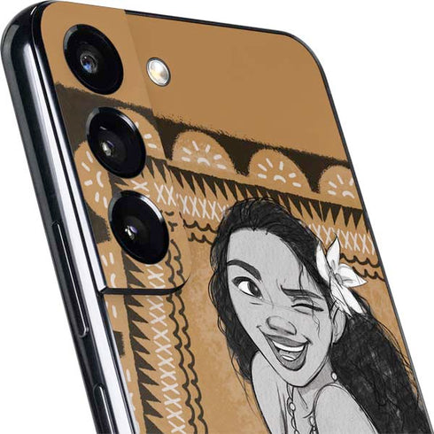 Disney Moana Winking Art Galaxy S22 Skin