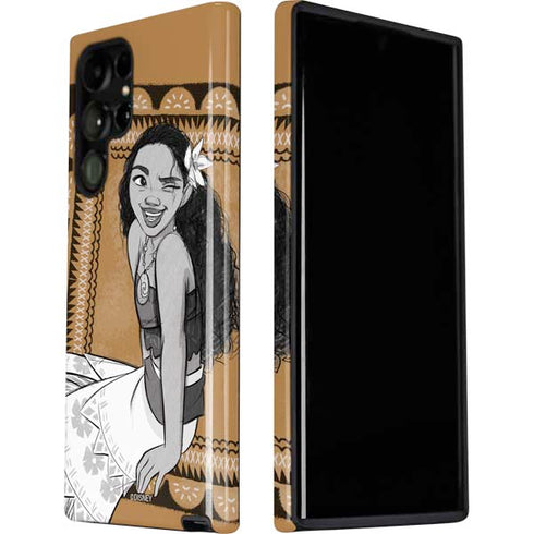 Disney Moana Winking Art Galaxy S22 Ultra Pro Case