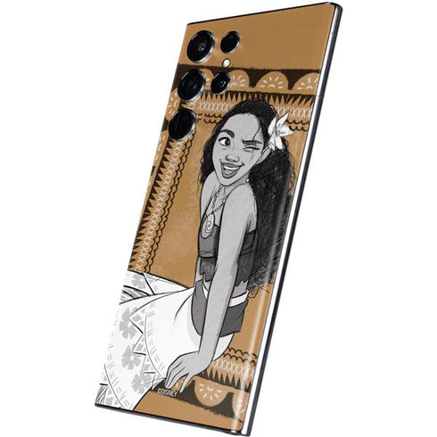 Disney Moana Winking Art Galaxy S22 Ultra Skin