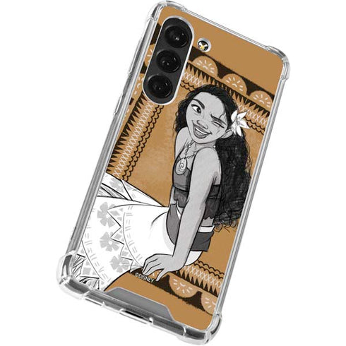 Disney Moana Winking Art Galaxy S23 Clear Case