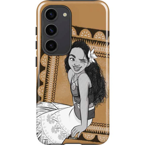 Disney Moana Winking Art Galaxy S23 Pro Case