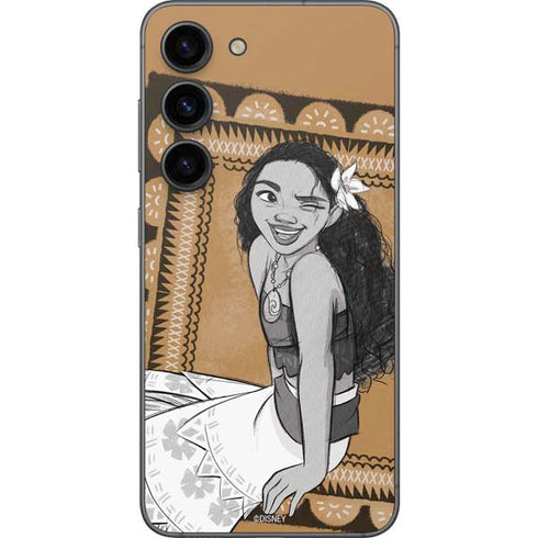 Disney Moana Winking Art Galaxy S23 Skin