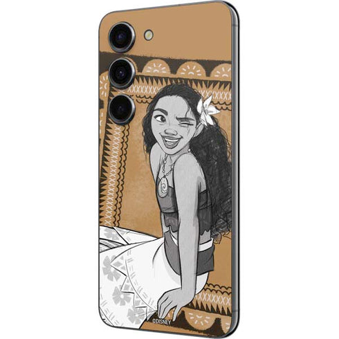 Disney Moana Winking Art Galaxy S23 Skin