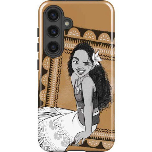 Disney Moana Winking Art Galaxy S24 Impact Case