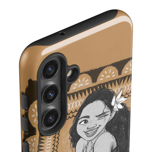 Disney Moana Winking Art Galaxy S24 Plus Impact Case