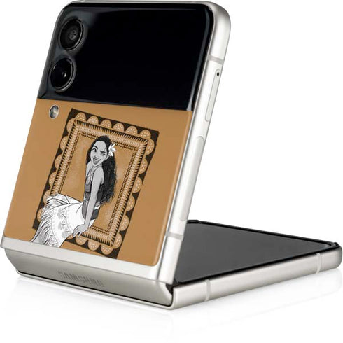 Disney Moana Winking Art Galaxy Z Flip3 5G Skin