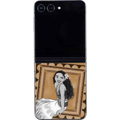 Disney Moana Winking Art Galaxy Z Flip5 5G Skin
