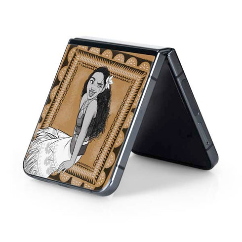 Disney Moana Winking Art Galaxy Z Flip5 5G Skin