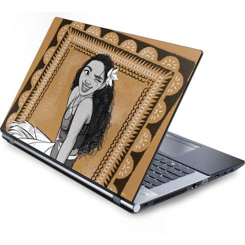 Disney Moana Winking Art Generic Laptop Skin