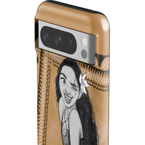 Disney Moana Winking Art Google Pixel 8 Pro Impact Case