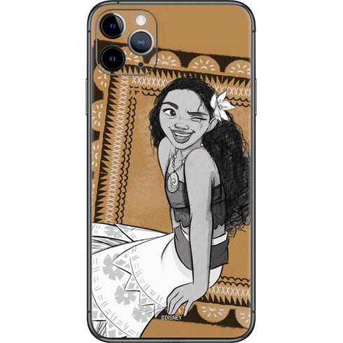 Disney Moana Winking Art iPhone 11 Pro Max Skin