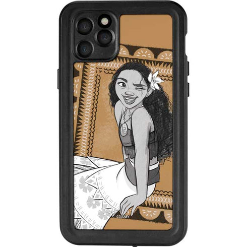 Disney Moana Winking Art iPhone 11 Pro Max Waterproof Case
