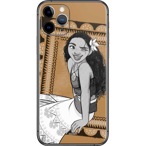 Disney Moana Winking Art iPhone 11 Pro Skin