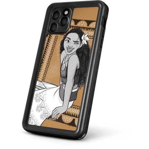 Disney Moana Winking Art iPhone 11 Pro Waterproof Case