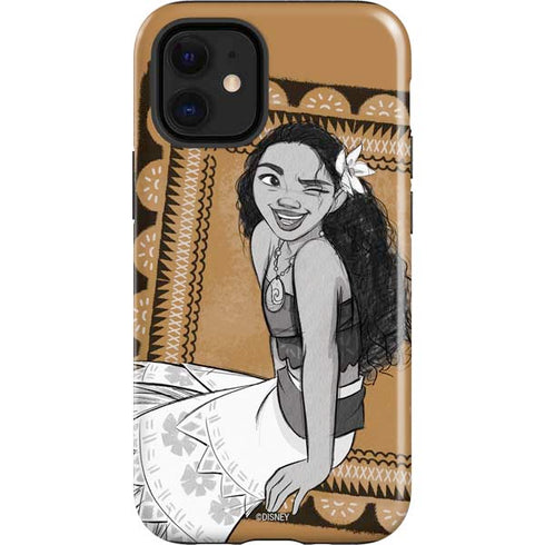 Disney Moana Winking Art iPhone 12 Mini Impact Case