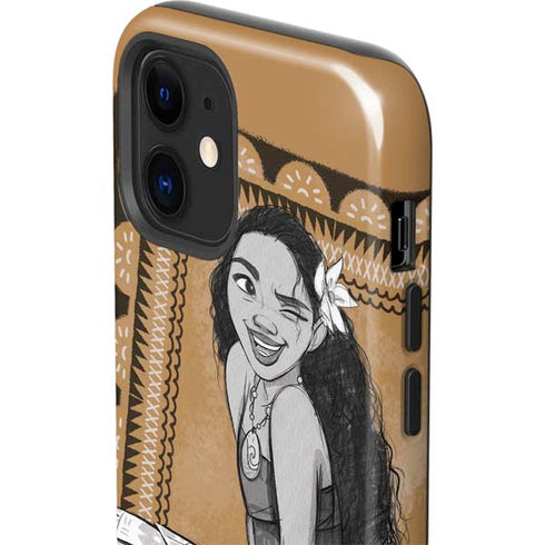 Disney Moana Winking Art iPhone 12 Mini Impact Case