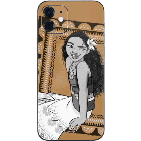 Disney Moana Winking Art iPhone 12 Mini Skin