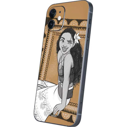 Disney Moana Winking Art iPhone 12 Mini Skin