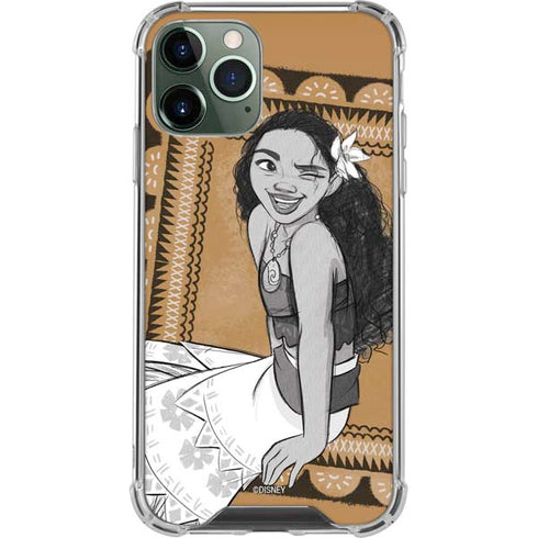 Disney Moana Winking Art iPhone 12 Pro Max Clear Case